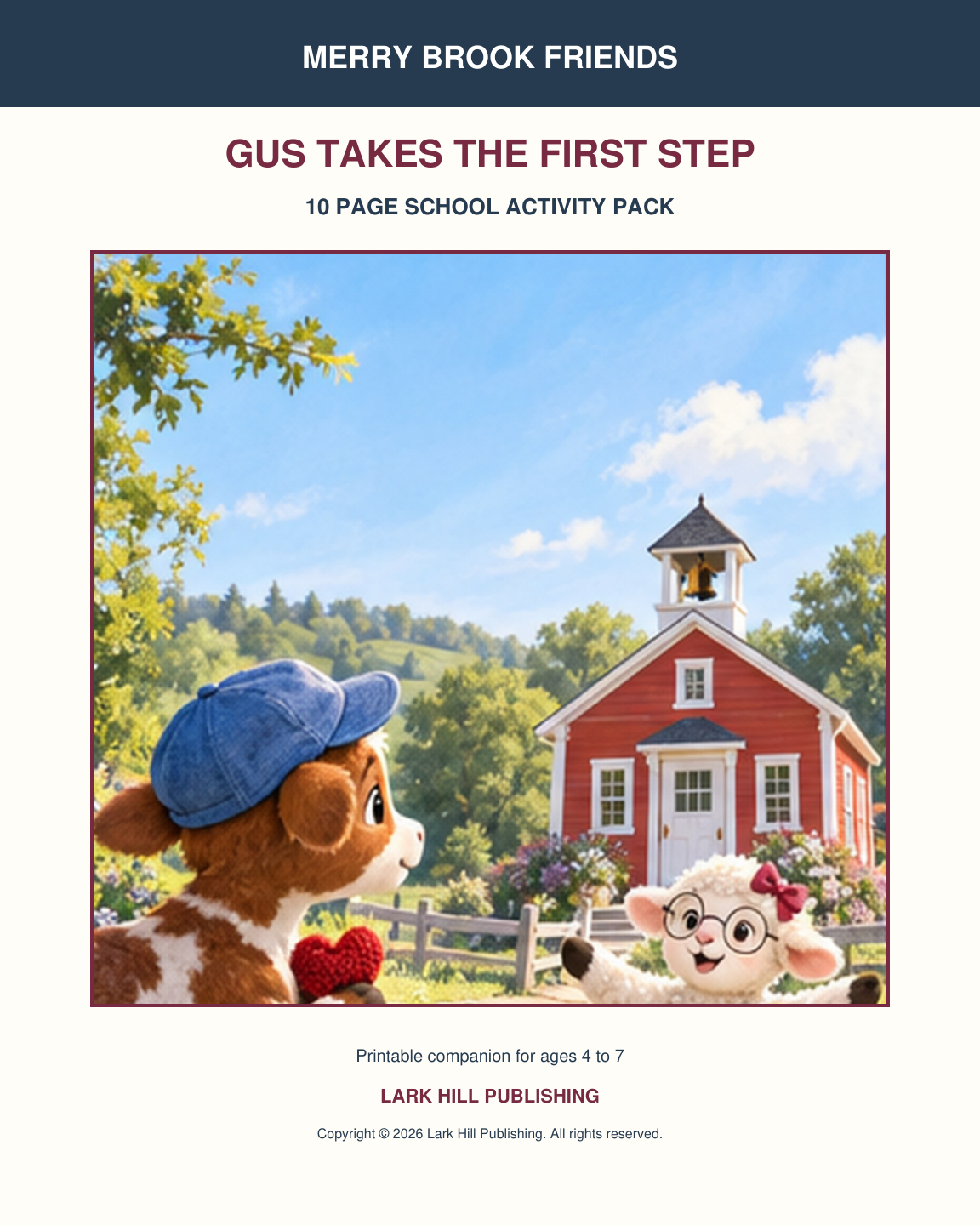 Gus Takes the First Step activity pack cover