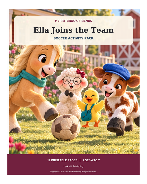Ella Joins the Team activity pack cover