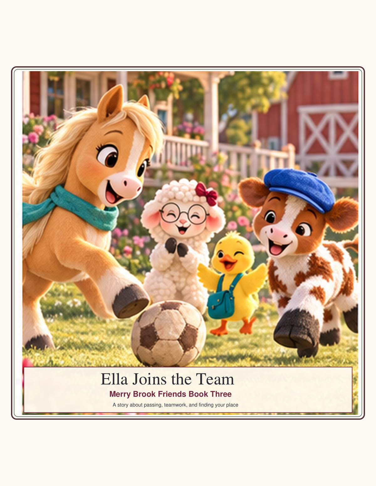 Ella Joins the Team storybook cover